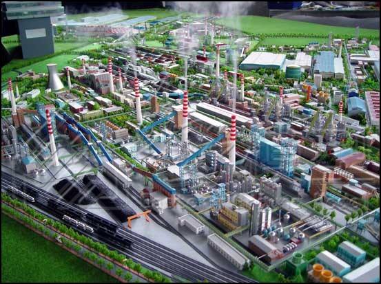 蘭州沙盤模型制作工業(yè)廠區(qū)模型